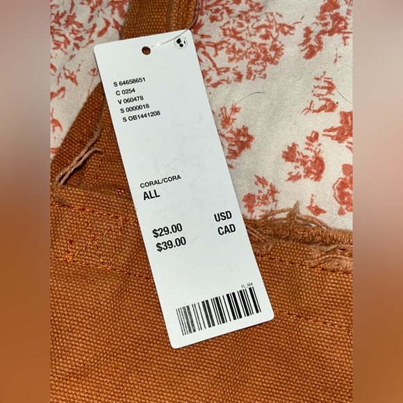 Urban Outfitters Orange Ying Yang Tote bag NWT - Picture 4 of 5